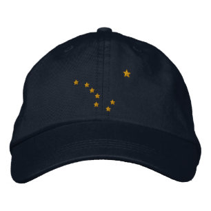Alaska State Flag Design Embroidery Embroidered Baseball Hat