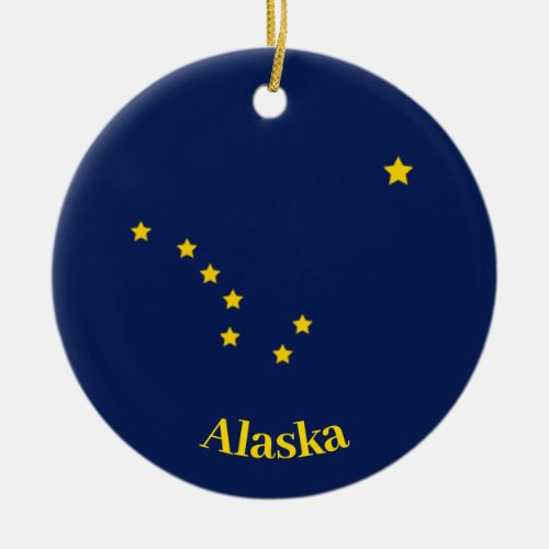 Alaska State Flag Design Ornament