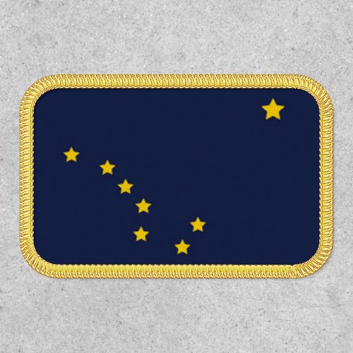 Alaska State Flag Design Patch