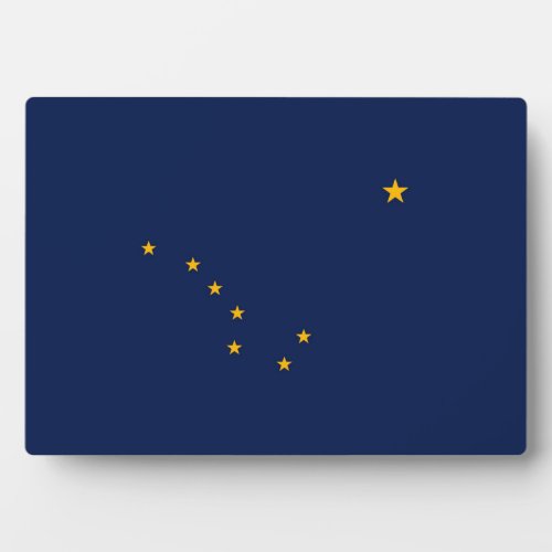 Alaska State Flag Design Plaque