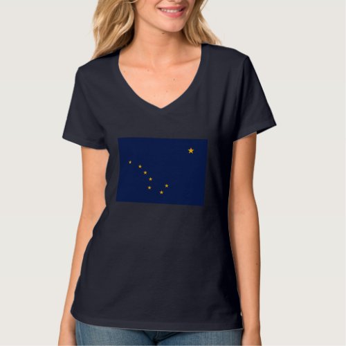 Alaska State Flag Design T_Shirt