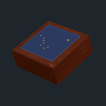 Alaska State Flag Gift Box<br><div class="desc">Patriotic Alaska state flag.</div>