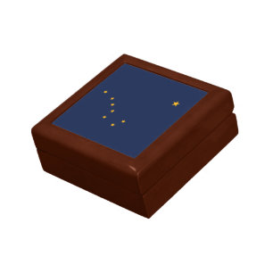 Alaska State Flag Gift Box