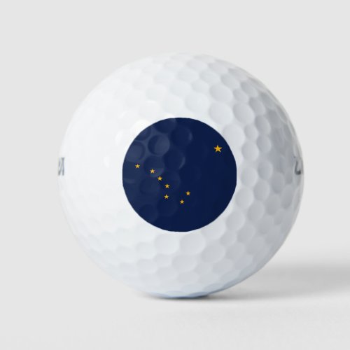 Alaska State Flag Golf Balls