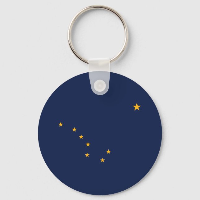Alaska State Flag Keychain (Front)