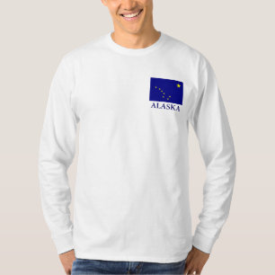 Alaska State Flag mens Long Sleeve T-shirt