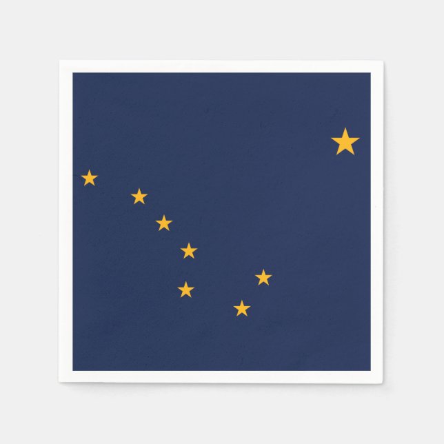 Alaska State Flag Napkins (Front)