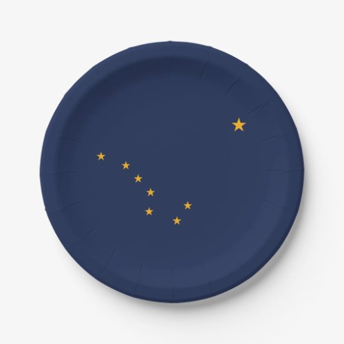 Alaska State Flag Paper Plates