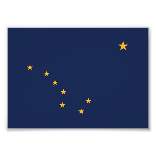 Alaska State Flag Photo Print