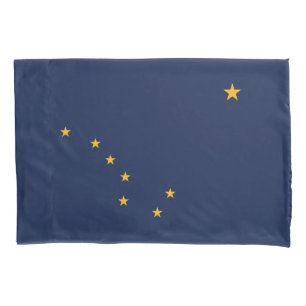 Alaska State Flag Pillow Case