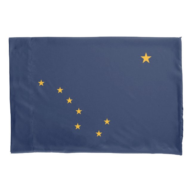 Alaska State Flag Pillow Case (Front)