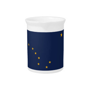 Alaska State Flag Pitcher