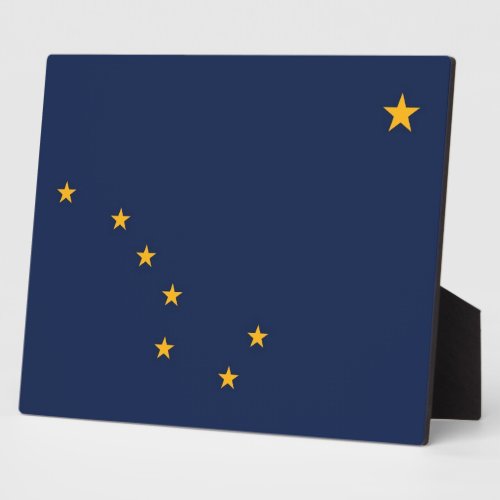 Alaska State Flag Plaque