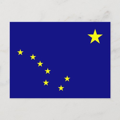 Alaska State Flag Postcard