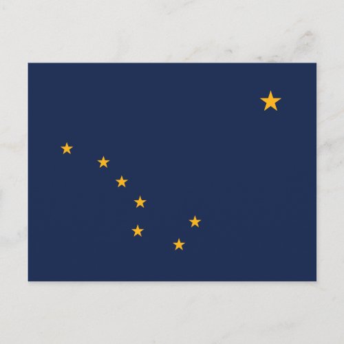 Alaska State Flag Postcard