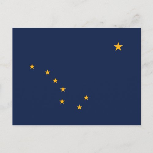 Alaska State Flag Postcard