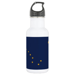 Alaska State Flag Stainless Steel Water Bottle