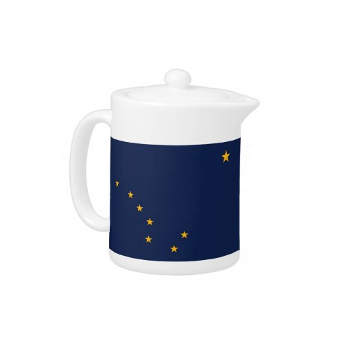 Alaska State Flag Teapot