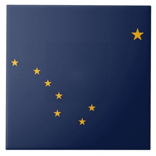 Alaska State Flag Tile