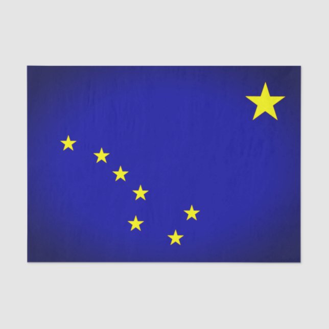 Alaska State Flag Tissue Paper (Front)