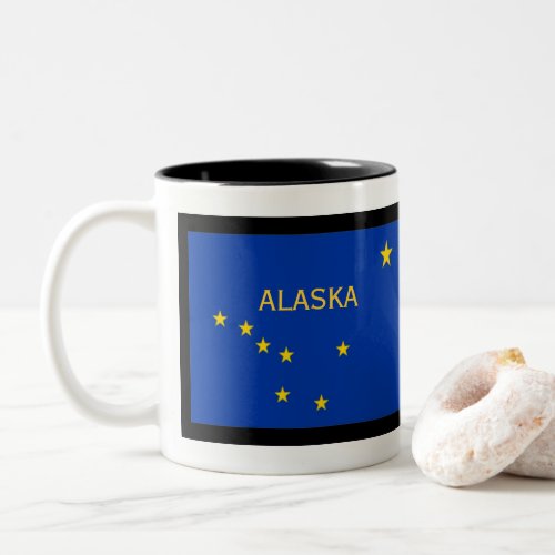 Alaska State Flag Two Tone Mug by Janz