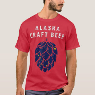 Alaska State Flag United States of Craft Beer T-Shirt