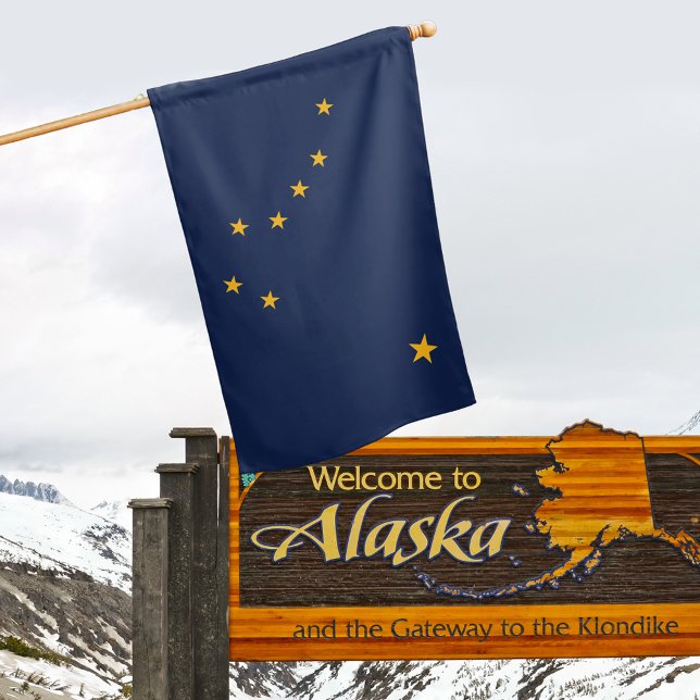 Alaska State House Flag (Alaska State House Flag)