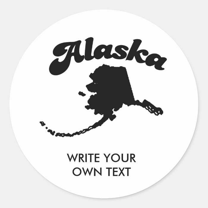 ALASKA STATE MOTTO T SHIRT STICKER