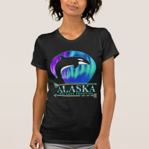 Alaska State Pride Alaska Northern Lights Alaskan T-Shirt