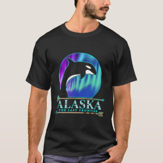 Alaska State Pride Alaska Northern Lights Alaskan T-Shirt