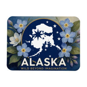 Alaska State Pride ✦ Last Frontier Heritage Magnet