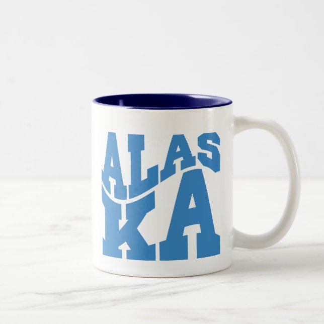Alaska - State Pride Two-Tone Coffee Mug (Right)