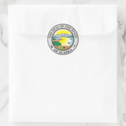 Alaska State Seal Sticker | Zazzle