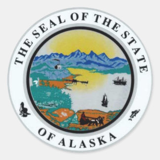 Alaska State Seal Stickers