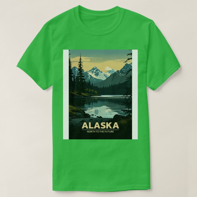 Alaska State Travel TShirt (Design Front)