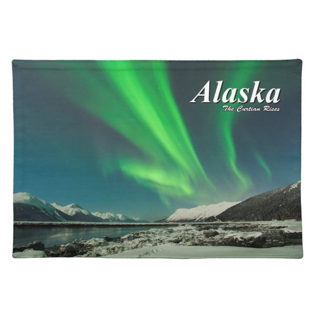 Alaska The Curtain Rises Cloth Placemat (Front)