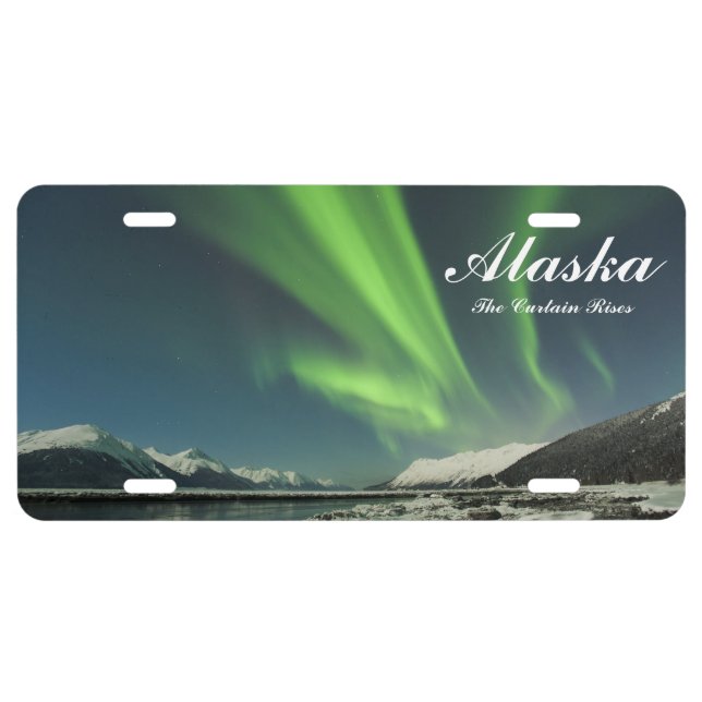 Alaska The Curtain Rises License Plate (Front)