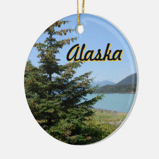 Alaska. The last frontier. Ceramic Ornament