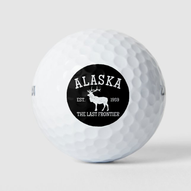 Alaska The Last Frontier Golf Balls (Front)