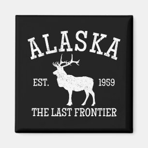 Alaska The Last Frontier Magnet