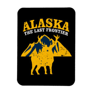 Alaska The Last Frontier Magnet