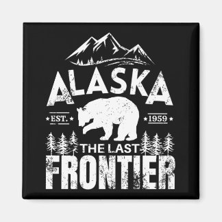 Alaska The Last Frontier Magnet
