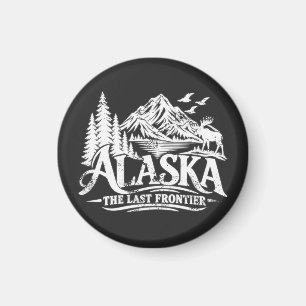 Alaska The Last Frontier Magnet