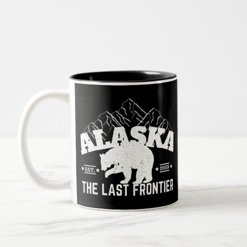 Alaska The Last Frontier Polar Bear Two_Tone Coffee Mug