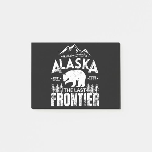 Alaska The Last Frontier Post_it Notes
