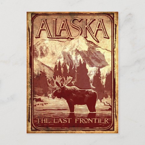 Alaska _ the last frontier postcard
