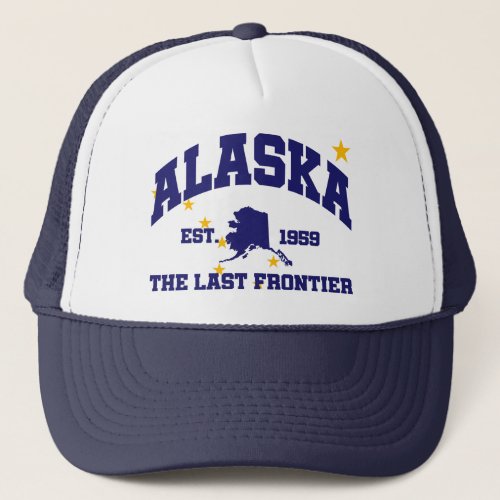 AlaskaThe Last Frontier Trucker Hat