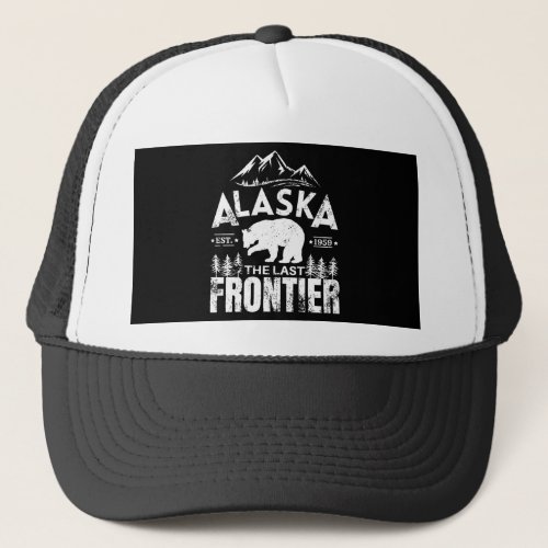 Alaska The Last Frontier Trucker Hat