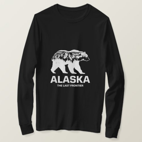 Alaska The Last Frontier Vintage Moose Souvenir  T_Shirt
