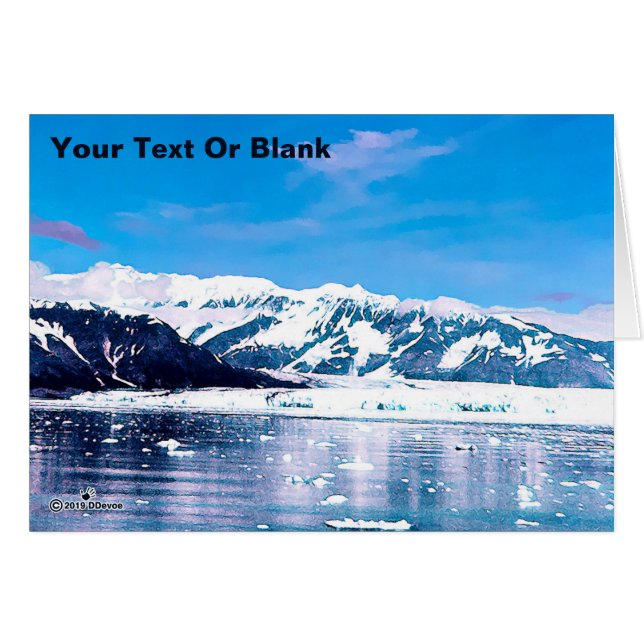 Alaska Tidewater Glacier Cards (Front Horizontal)